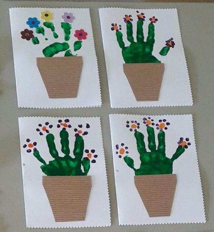 handprint flower