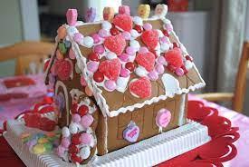 valentine gingerbread house