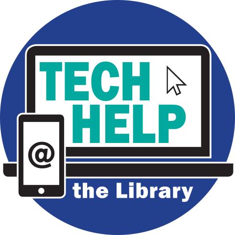 laptop screen that reads tech help