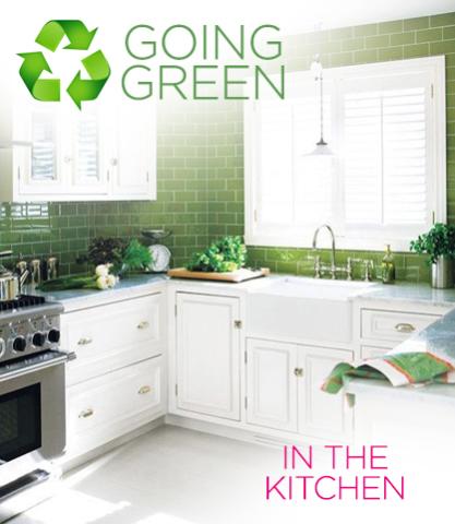 Going green in the kitchen.