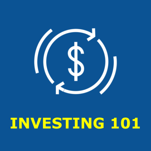 dollar sign with investing 101 written under