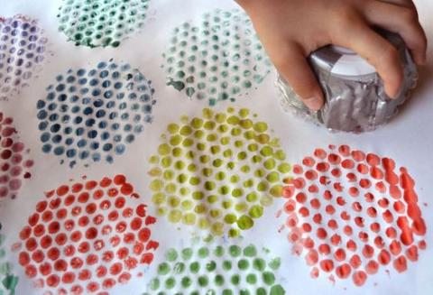 bubble wrap prints