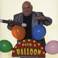 magician with balloons