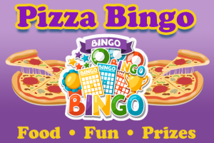 Let's have some pizza and play Bingo! Win fun prizes, too! 