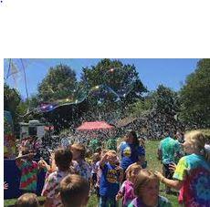 children and bubbles