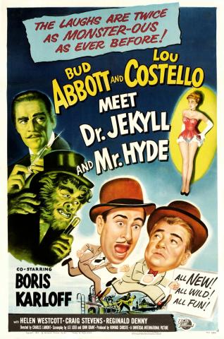 Two Men hide from Dr. Jekyll and Mr. Hyde