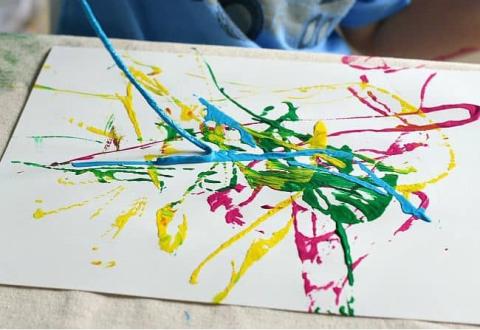 painting with string