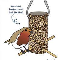 toilet tube bird feeder