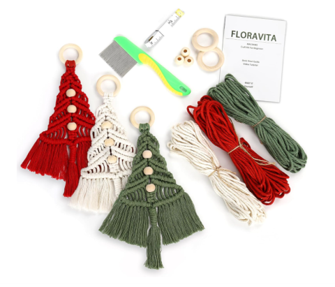 Take + Make! Macrame Christmas Tree Kit