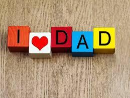 blocks with I heart dad