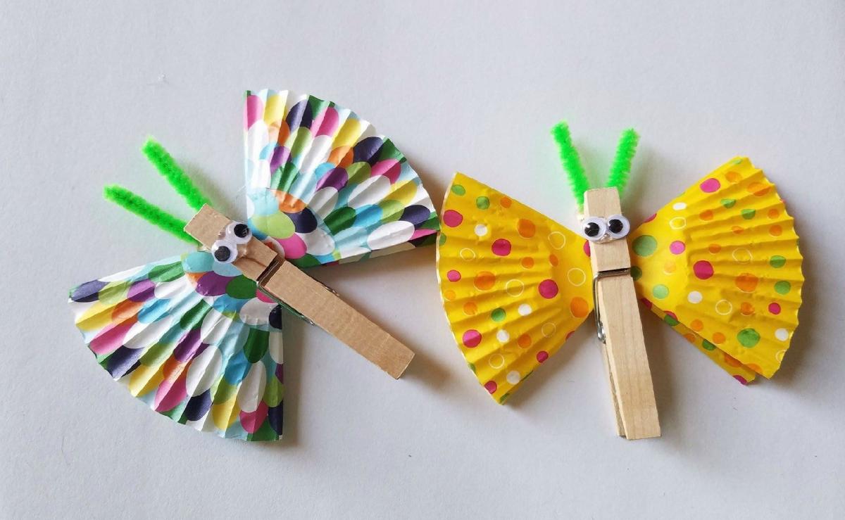 clothespin butterfly