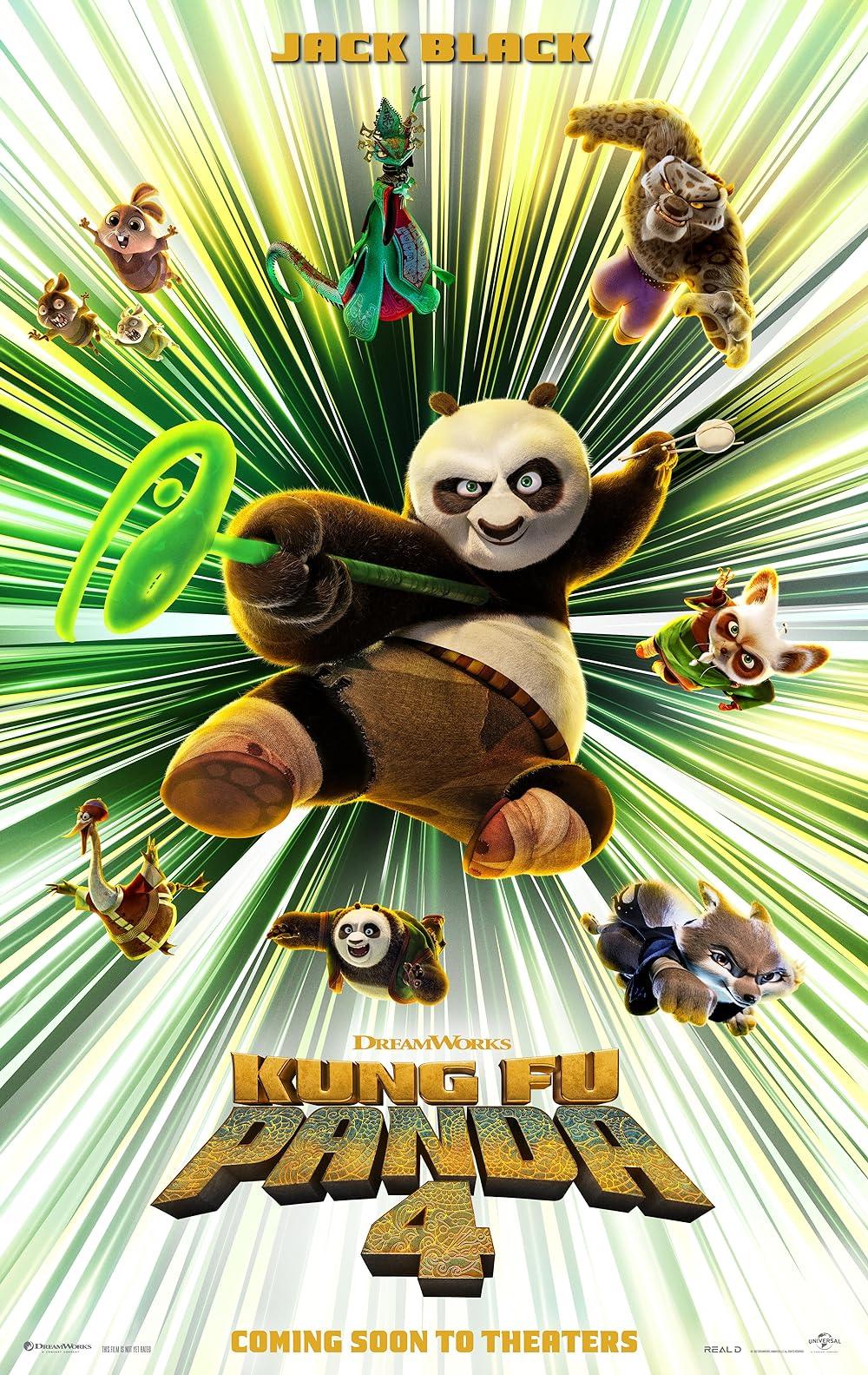 kung fu panda 4 poster