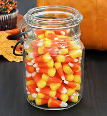 candy corn jar