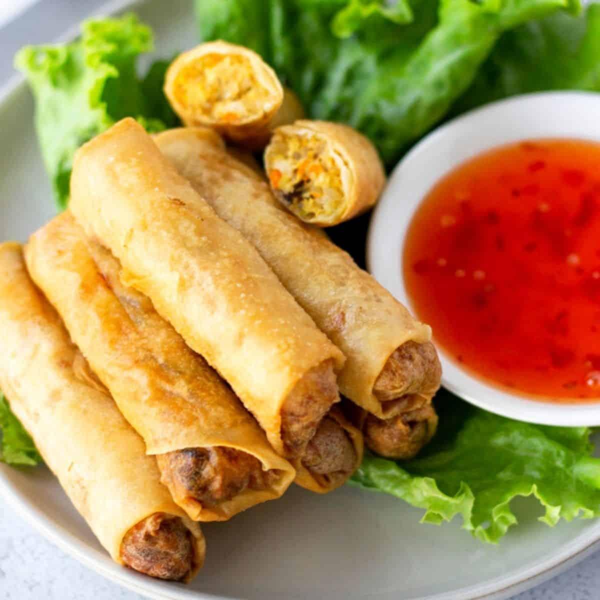 Learn how to make spring roll appetizers with Chef Pearl.