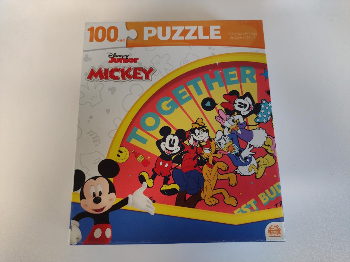 Micky Mouse kids puzzle with Minnie Mouse, Donald Duck, Pluto, Goofy, and Melissa