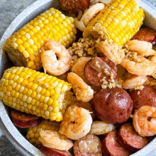 Aunt Phyl's Shrimp Boil.