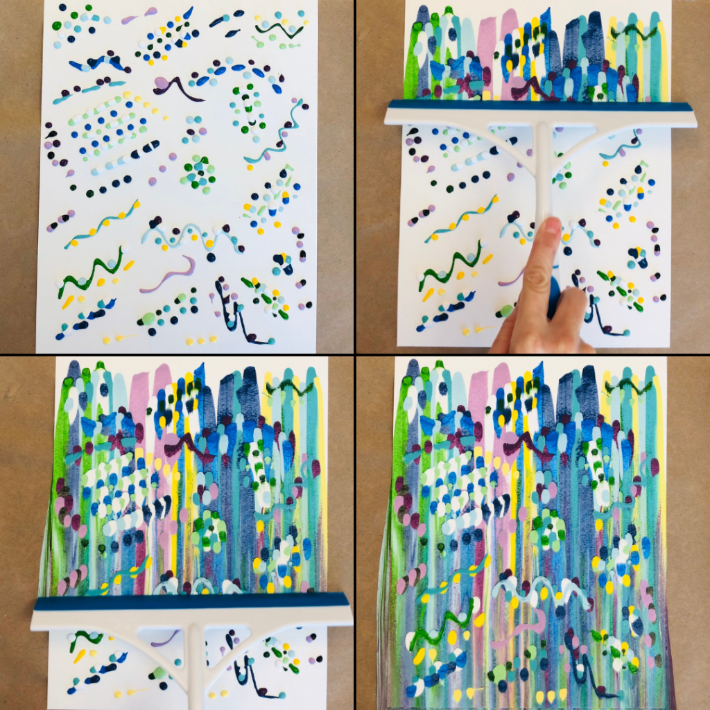 examples of squeegee art