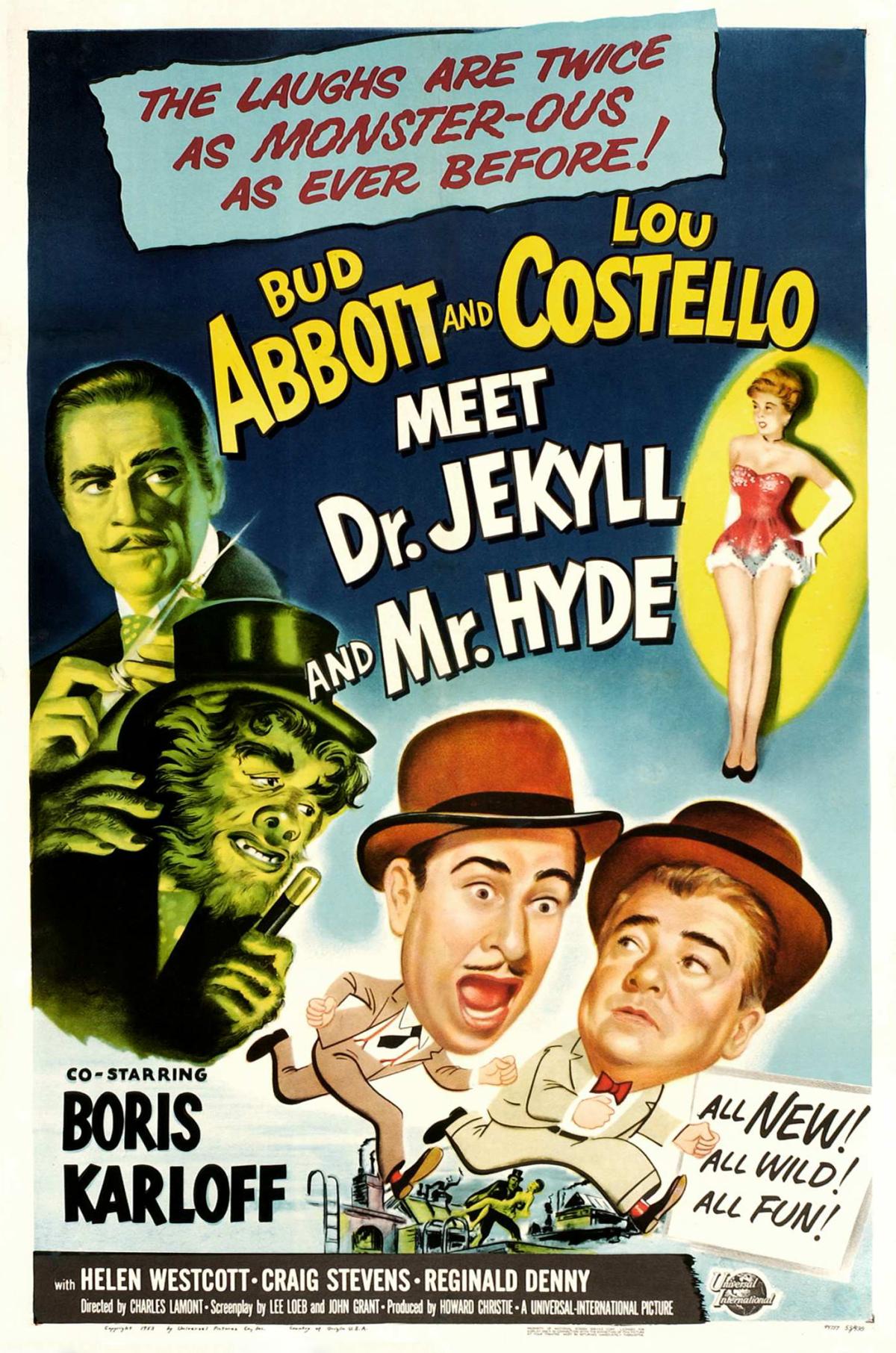 Two Men hide from Dr. Jekyll and Mr. Hyde