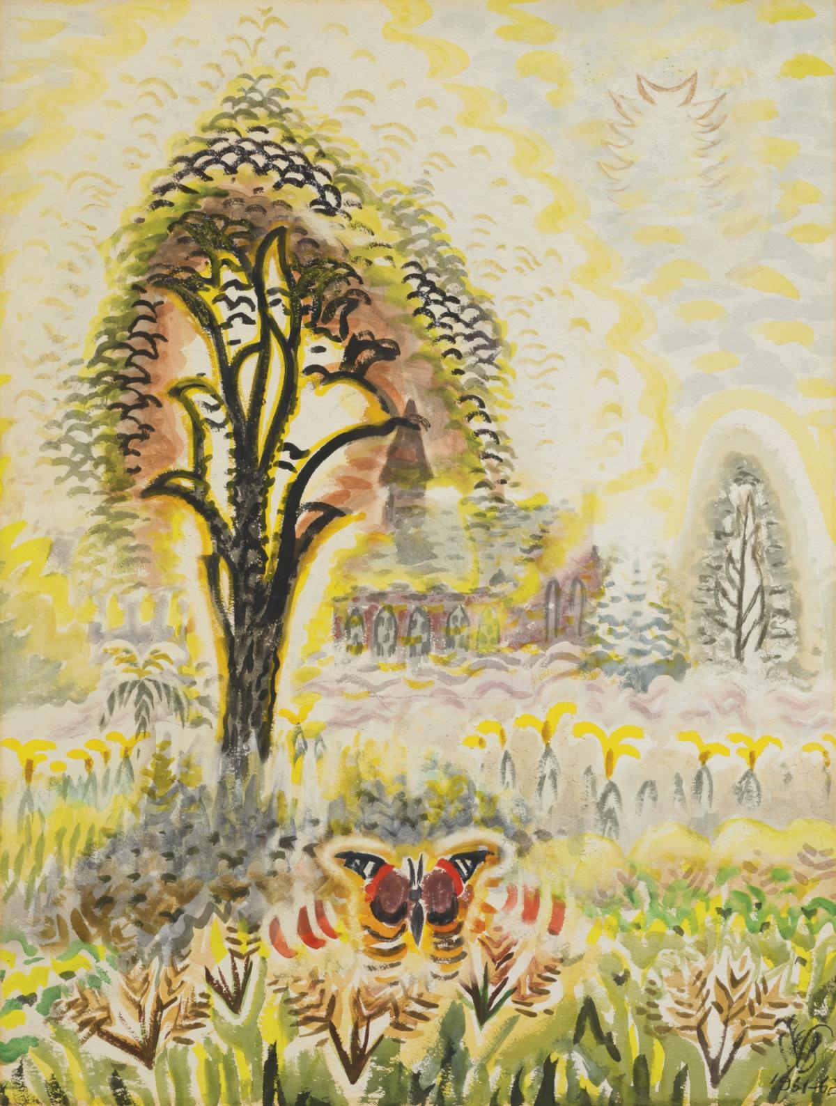 Charles Burchfield watercolor