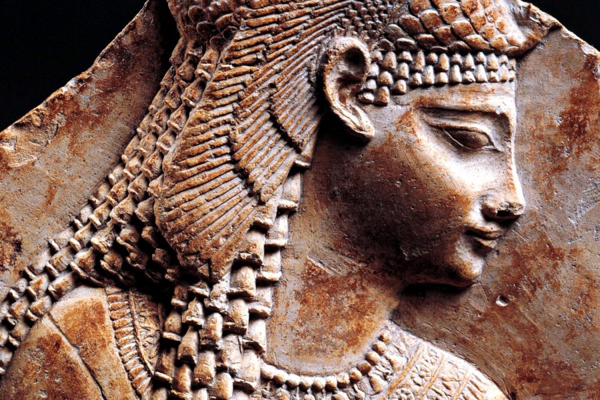 Relief depicting Cleopatra