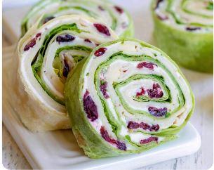 cranberry turkey wrap